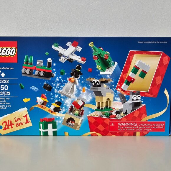 NIB LEGO 40222 Christmas Build-Up 24in1 250pcs FACTORY SEALED! RETIRED! UNIQUE! - Picture 1 of 5